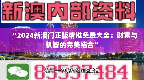 “2024新澳门正版精准免费大全：财富与机智的完美结合”