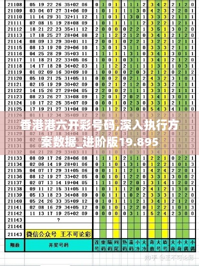 香港港六开彩号码,深入执行方案数据_进阶版19.895