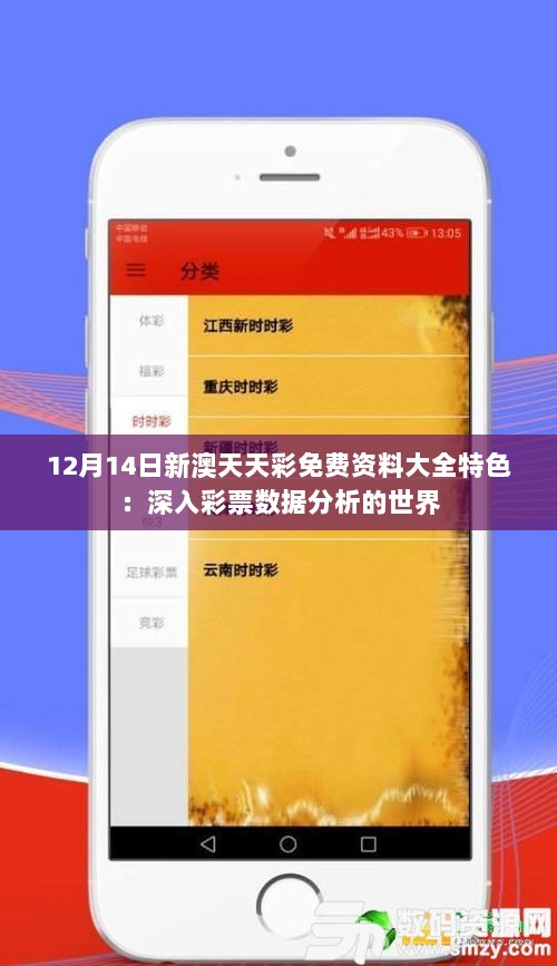 12月14日新澳天天彩免费资料大全特色：深入彩票数据分析的世界