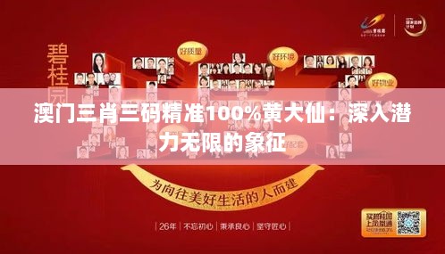 澳门三肖三码精准100%黄大仙：深入潜力无限的象征