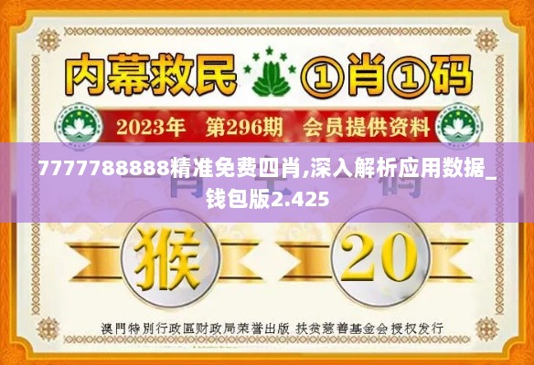 7777788888精准免费四肖,深入解析应用数据_钱包版2.425