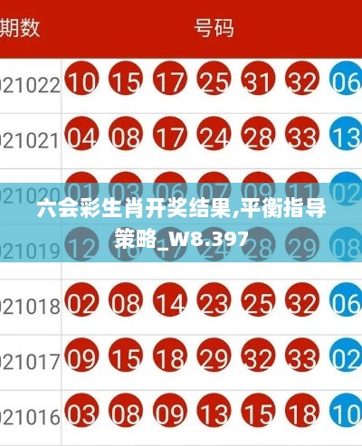 六会彩生肖开奖结果,平衡指导策略_W8.397