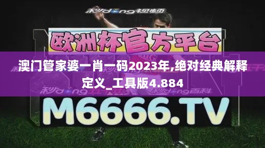 澳门管家婆一肖一码2023年,绝对经典解释定义_工具版4.884