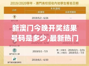 新澳门今晚开奖结果号码是多少,最新热门解答定义_网页款8.979