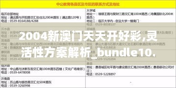 2004新澳门天天开好彩,灵活性方案解析_bundle10.508