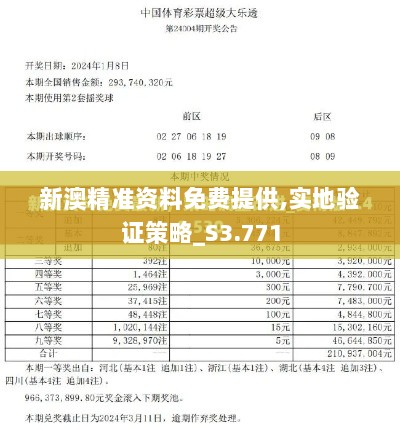 新澳精准资料免费提供,实地验证策略_S3.771