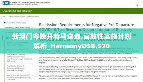 新澳门今晚开特马查询,高效性实施计划解析_HarmonyOS8.520