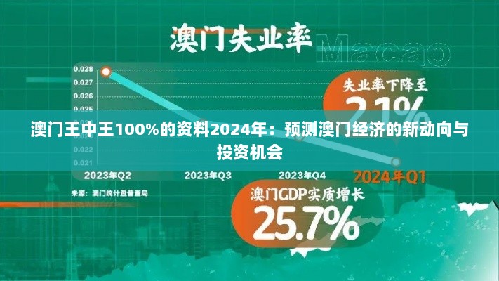 澳门王中王100%的资料2024年：预测澳门经济的新动向与投资机会