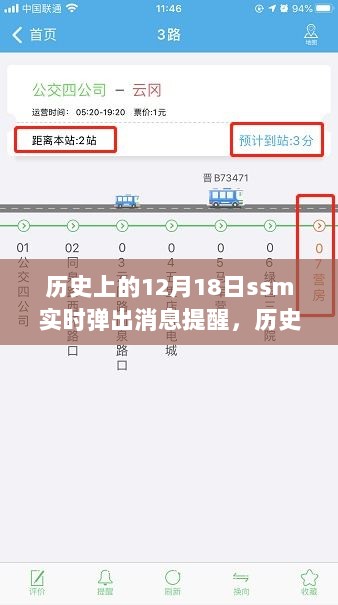 历史上的12月18日，SSM实时弹出消息提醒里程碑时刻回顾