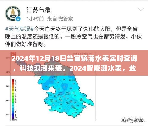 科技浪潮来袭，智能潮水表实时掌握盐官镇潮汐信息