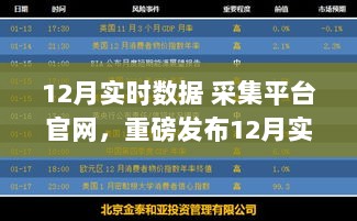 12月实时数据采集平台官网发布，科技引领，重塑数据世界，智能生活新纪元开启