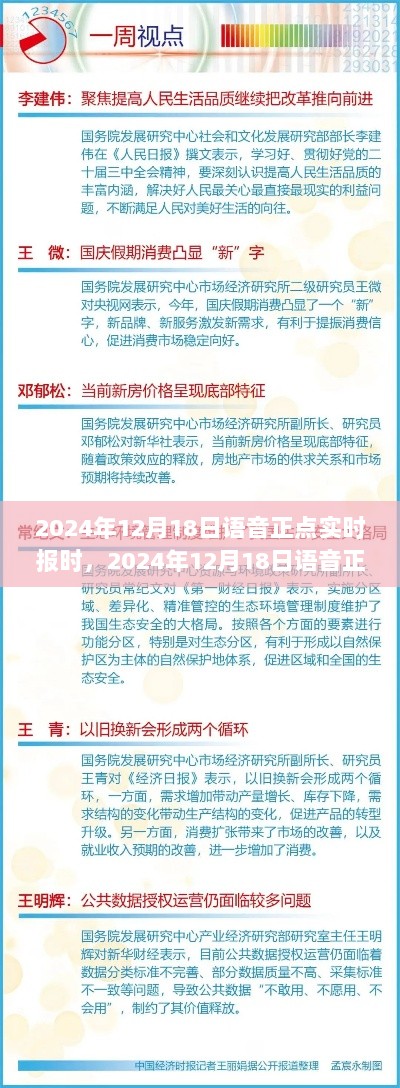 2024年12月18日语音正点实时报时产品评测介绍