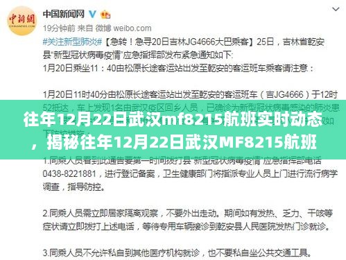 揭秘往年武汉MF8215航班在12月22日的实时动态记录