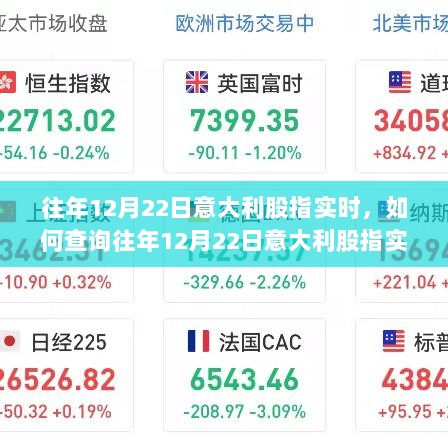 如何查询往年12月22日意大利股指实时数据，步骤指南及实时行情解析