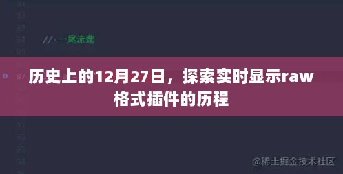 历史上的12月27日，探索raw格式插件的发展历程