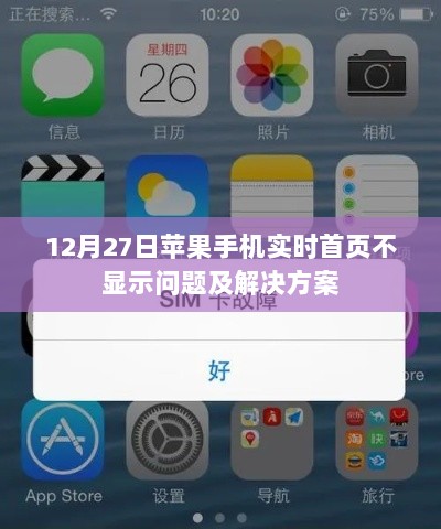 苹果手机首页不显示问题，解决方案与应对方法