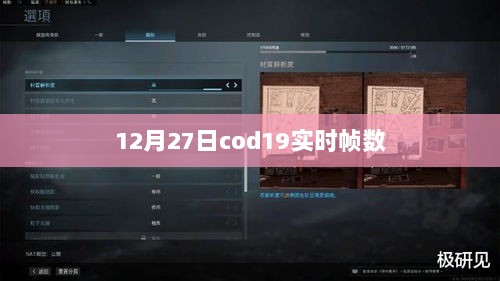 12月27日COD19游戏实时帧数统计