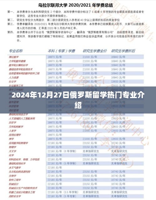 俄罗斯留学热门专业介绍，2024年最新趋势