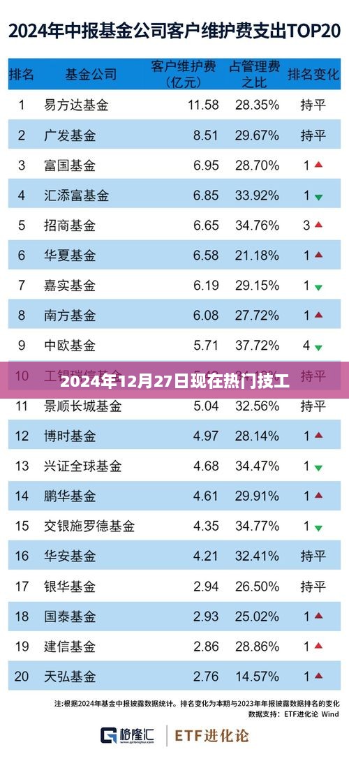 2024年热门技工趋势分析，聚焦行业技能焦点