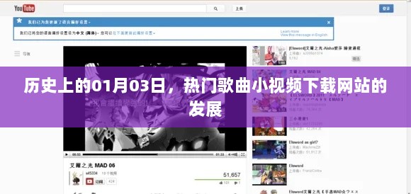 关于热门歌曲小视频下载网站发展的历史日期解读