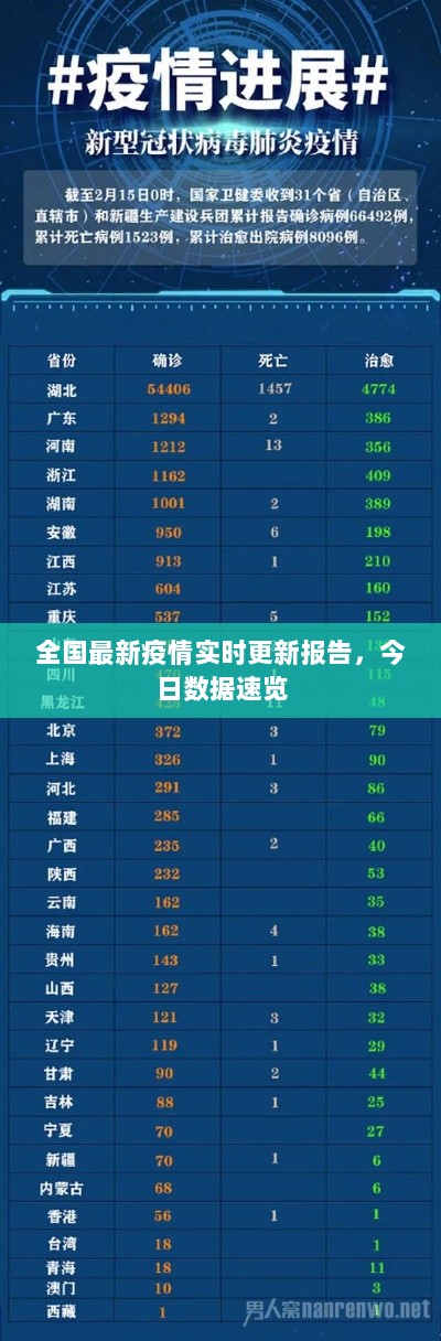 全国最新疫情实时更新报告，今日数据速览