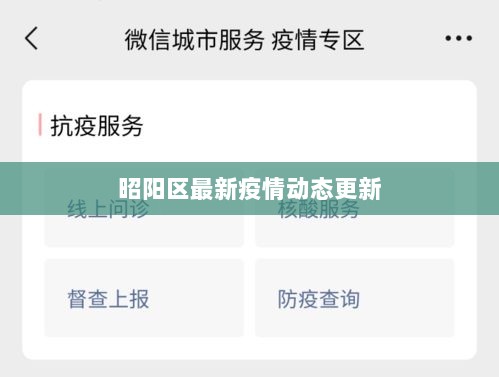 昭阳区最新疫情动态更新