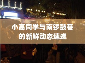 小高同学与南锣鼓巷的新鲜动态速递