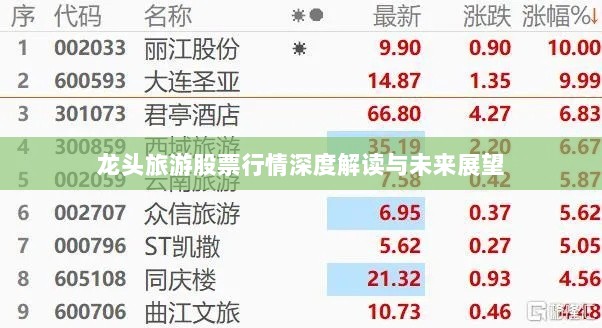 龙头旅游股票行情深度解读与未来展望