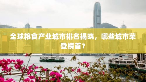 全球粮食产业城市排名揭晓，哪些城市荣登榜首？