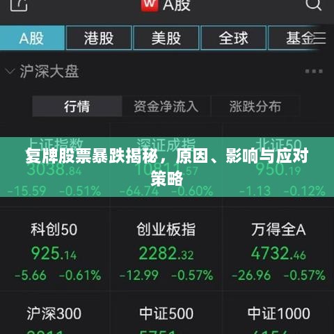复牌股票暴跌揭秘，原因、影响与应对策略