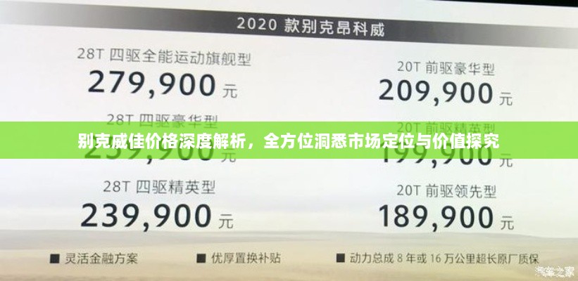 别克威佳价格深度解析，全方位洞悉市场定位与价值探究