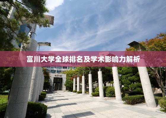 富川大学全球排名及学术影响力解析