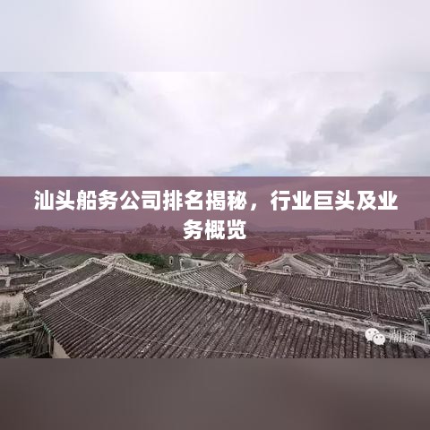 汕头船务公司排名揭秘，行业巨头及业务概览